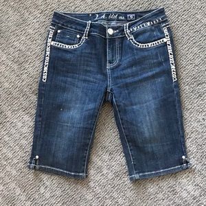LAidol Bling Jean Shorts